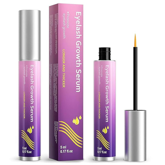 Eyelash Growth Serum, Premium Lash Serum Promotes Longer, Thicker, Fuller,Eyelash Serum Non Irritating (5ml)