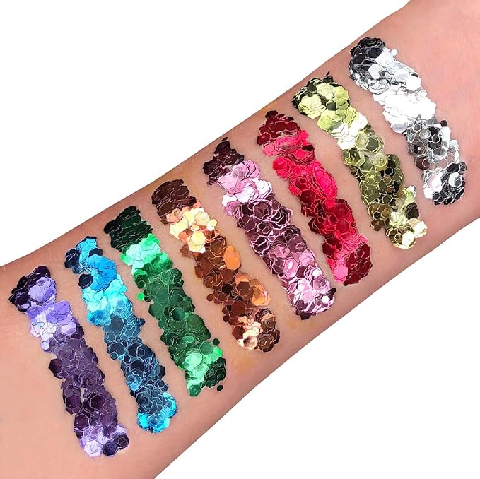 Classic Chunky Glitter Silver