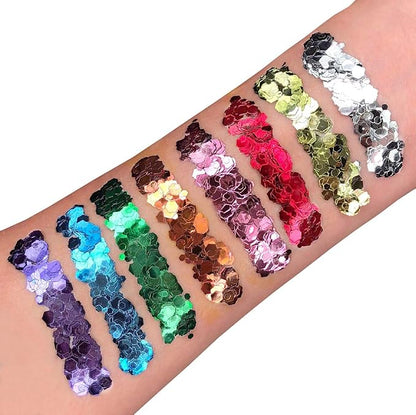 Classic Chunky Glitter Silver