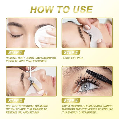15ml 1 Bottle Banana IB Primer Original Korea Eyelash Extensions IB First For Pre Long False Eyelash Extension Nursing