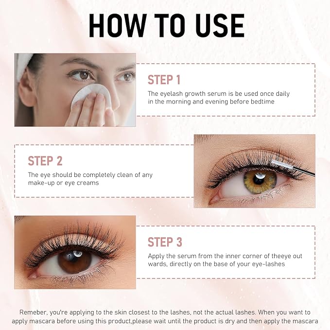 Daislashes Serum, Daislashes Lash Serum, Lash Enhancers Boosting Serum, Eyelash Growth Serum, Daislashes Lash Growth Serum for Longer Thicker Lashes & Brows, Black (2Pcs)