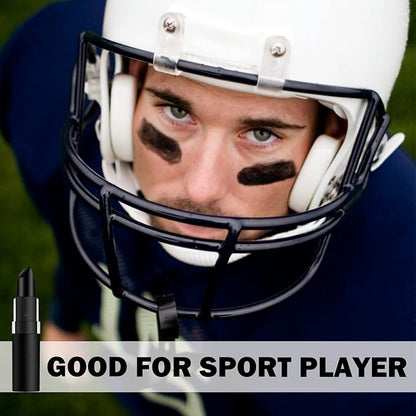 CAHIUYOA 3PCS Eye Black Stick for Sports,Professional Eyeblack Sports Football Baseball Softball Eye Black Face Body Paint Stick Makeup