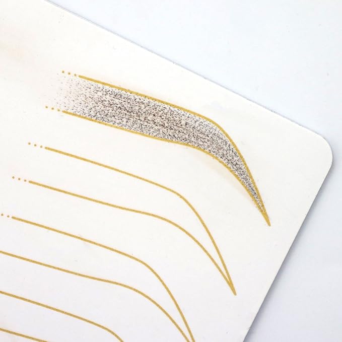 3 pcs Thicken Two sides Microblading Practice Silicon Skin Perfect for Permanent Makeup and Microblading Nano brows ombre Brow practice (Mix 1)