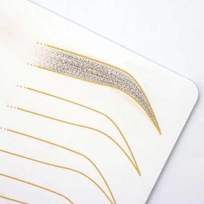 3 pcs Thicken Two sides Microblading Practice Silicon Skin Perfect for Permanent Makeup and Microblading Nano brows ombre Brow practice (Mix 1)