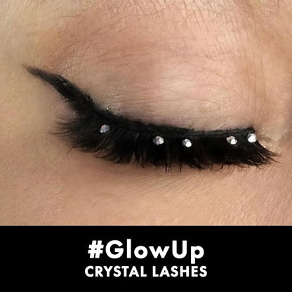 Gerard Cosmetics #GlowUp #Lashes, Rhinestone Eyelashes for a Full and Flirty Look, Perfectly Curled False Lashes For Glasses Wearers, Cruelty Free & Vegan (1 Pair)