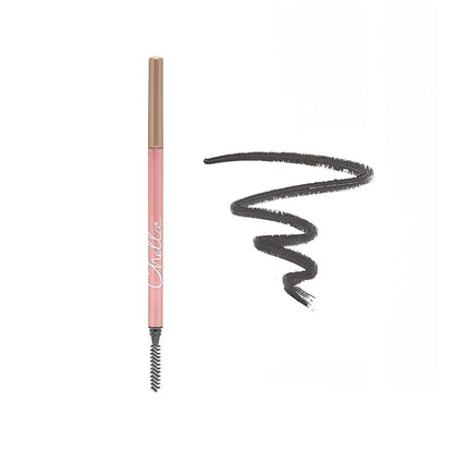 Chella Good Drama Vegan Mascara and Eyebrow Pencil Bundle, Graceful Grey