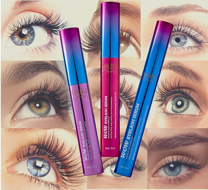 Premium Eyelash Growth Serum. Achieves thicker, longer, healthier and eyelashes and eyebrows. Eyelash enhancing serum for fuller lashes and brows. (5 mL)