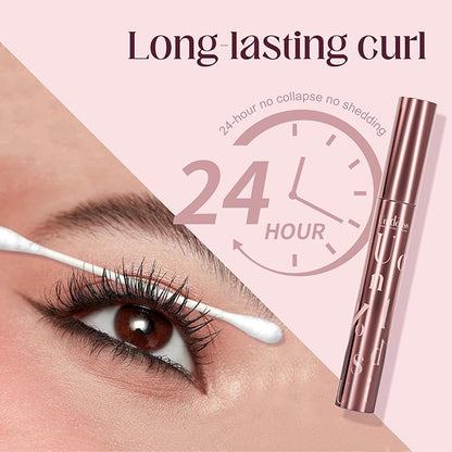 Unidollss Tubing Mascara Volume and Length Black Mascara Lengthening Long Lasting All Day, No Smudging, No Clumping, Washable Voluminous, Gluten-free Safe for Sensitive Eyes, 2 Pack