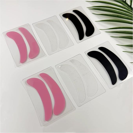 12 Piece Reusable Eye Pad Under Eye Patches Silicone Lash Lift Cover Eyelash Extension Patch Lower Lash Isolation Pads for Sensitive Skin During Eyelash Perm Lamination