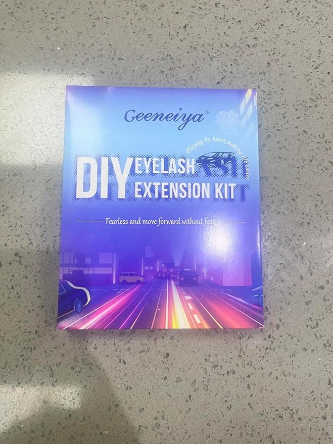 DIY Lash Extension Kit 8-16MM Clusters Eyelash Extension Kit Lashes Clusters with Waterproof Lash Bond and Seal Glue and Individual Eyelash Tweezers DIY at Home for Beginners