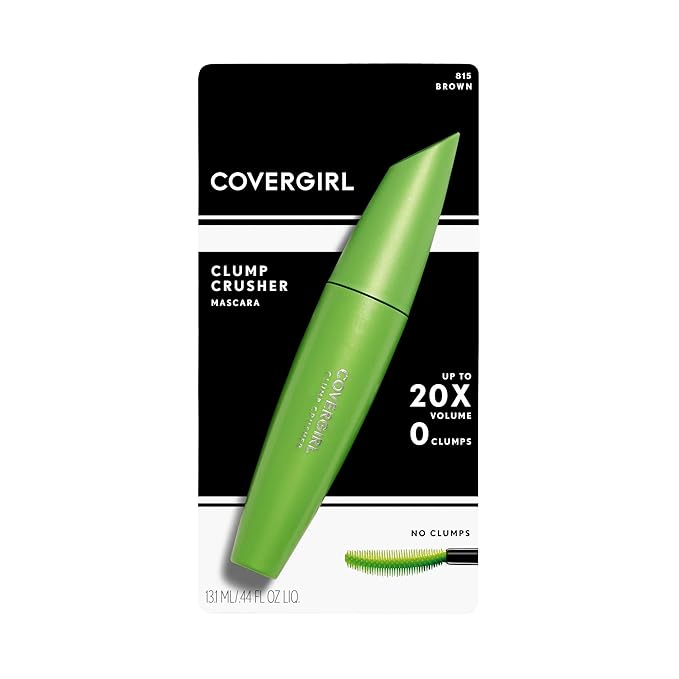 COVERGIRL, Clump Crusher by LashBlast Mascara, Brown, 0.44 Fl Oz (Pack of 1) (packaging may vary)