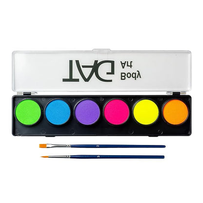 TAG Face & Body Paint - Neon Palette 6 x 10g