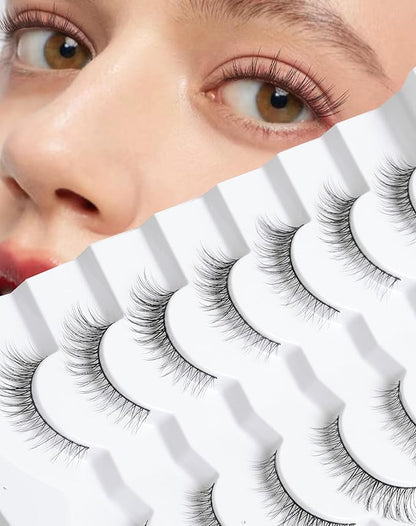 Natural Lashes Short Lashes Wispy Lashes Natural Look Natural Eyelashes Wispy False Eyelashes Small Lashes 11mm K41