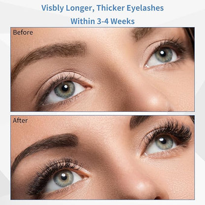 Lash Serum 4ml Nourishing Eyelash Serum Gentle Moisturizing Lash Serum for Thick Long Natural Eyelashes No Irritating