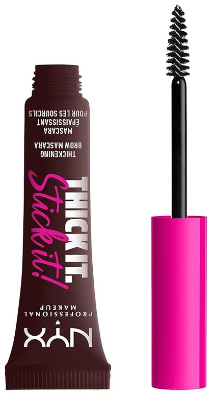 NYX Professional Makeup Thick It Stick It Thickening Brow Mascara & Micro Brow Pencil Bundle - Espresso