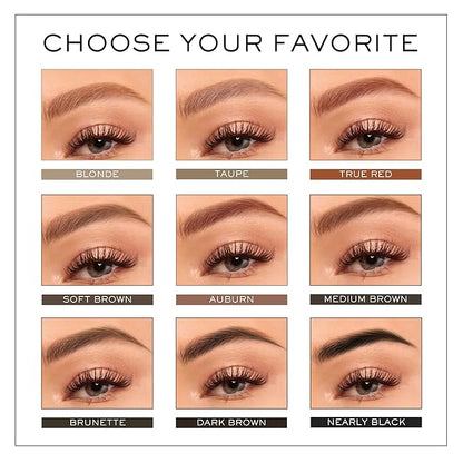 MADLUVV Brow Stamp Refill* - Color Stamp for Brows & Root Touch Up for Women & Men, Instantly Conceal Hair Loss, Grey Hair, Thinning Hair with Stain-Proof/Smudge-Proof Powder Formula (Auburn)