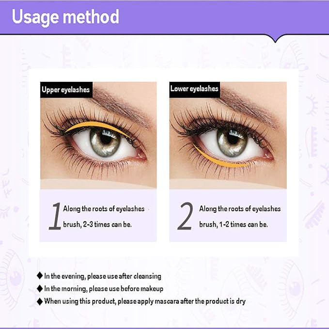 BIOAQUA Eyebrow Eyelashes Hairline Beard Lengthening Liquid Soft Brush Thickness Nourishing Elastic Moisturizing Natural Plant Extracts