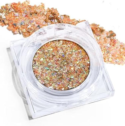 Multichrome Spark Glitter Eyeshadow Gel for Face, Hair, Eyes and Body - Festival Makeup Accessories for Women - Shimmery Eyes Gel - Cruelty Free - #6