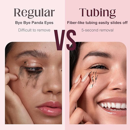 Unidollss Tubing Mascara Volume and Length Black Mascara Lengthening Long Lasting All Day, No Smudging, No Clumping, Washable Voluminous, Gluten-free Safe for Sensitive Eyes, 2 Pack