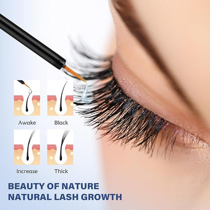 Eyelash Enhancing Serum - Lash Enhancing Serum with Advanced Natural Formula to Boost Longer Fuller and Thicker Looking Eyelashes and Eyebrows (4mL)