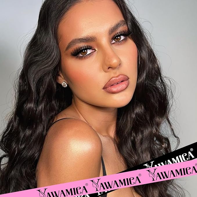 Yawamica Wispy Individual Lashes Clusters Fluffier Eyelash Extension 150D+200D Thick Volume Eyelash Clusters 14-20mm D Curly Clusters Lashes 240pcs DIY Lash Extension for Beginners