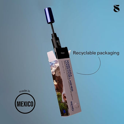 SARELLY CREATIVO LAB | Long Cow Lashes Mascara | Argan Oil Castor Oil Olive Oil | Long-Lasting Beauty Makeup Cute Stuff