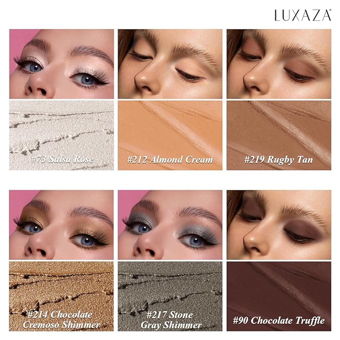 Neutral Cream Eye Shadow Eyeliner Makeup Sticks, Classic-A002 + A003