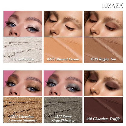 Neutral Cream Eye Shadow Eyeliner Makeup Sticks, Classic-A002 + A003