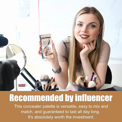 Tattoo Cover Up Makeup, Full Coverage Concealer Cream, Waterproof & Sweatproof Concealer for Scars, Vitiligo, Dark Spots – Long-Lasting, Natural Finish for Body & Legs (2 Colors)