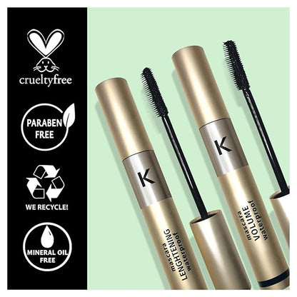Ultra Voluminizing Intense Effect, Black Mascara for Extra-Volume, Waterproof & Long Lasting Formula, Clump Resistant Wand, 11X More Volume, Up to 48 Hrs Long Wear, Paraben Free. 1 Count