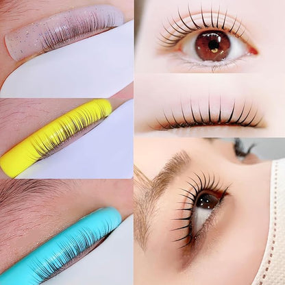 Lash Lift Shield Soft Japanese Moon Perm Rod Natural Lifting Pad Easier Eyelash Perming Rods Neon Lami Lamination Roller Hug Eyelids Well Flat C Curl Lash Lift & Tint Shields Improve Eye Look