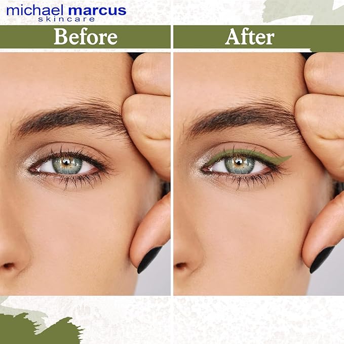 michael marcus Makeup Cake Eye Liner (Fantasia) - Water Activated Dry Pressed, Long-Lasting, Vibrant Color & Smudge Resistant Eyeliner - Cruelty & Paraben Free - For Beginner & Pro Makeup Artist