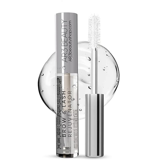 Brow & Lash Rejuvenator. Ar3 Beauty Lash Serum, Ar3 Beauty eyelash growth serum, Serum which grows eyelashes.