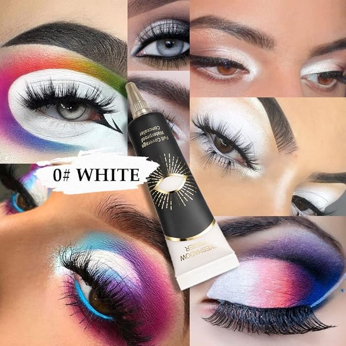 Eyeshadow Primere, eyeshadow base cream base for eyeshadow concealer White eyeliner cream concealer eye base for eyeshadow (00)
