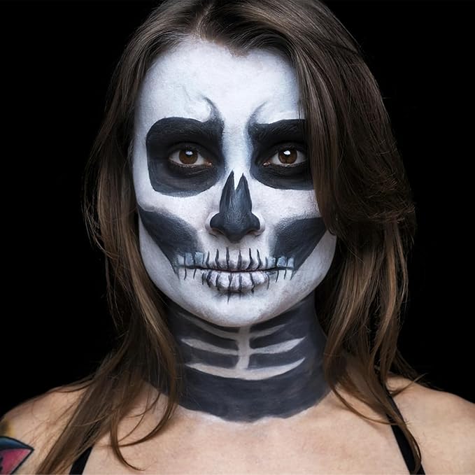 ColorMaster Eye Black Face Body Paint Stick (0.75oz) | Black Face Paint, Body Paint, Colored EyeBlack Baseball for Kids, & Foundation Cream Makeup, Face Painting Kit for Halloween