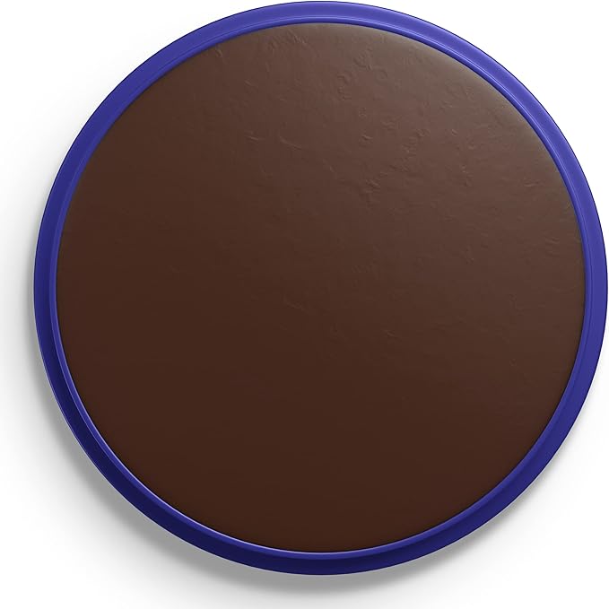 Snazaroo Classic Face and Body Paint, 18.8g (0.66-oz) Pot, Dark Brown