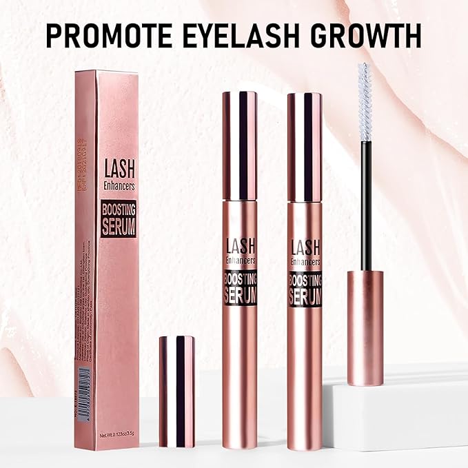Daislashes Serum, Daislashes Lash Serum, Lash Enhancers Boosting Serum, Eyelash Growth Serum, Daislashes Lash Growth Serum for Longer Thicker Lashes & Brows, Black (2Pcs)