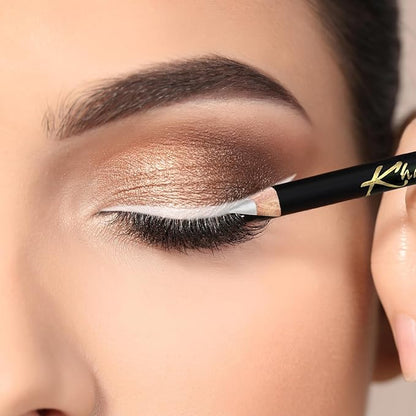 Eyeliner Pencil, Glide On, Waterproof, Ultra Smooth & Creamy Application, Long-Lasting, Matte Finish Versatility, Smudge-Proof, Ophthalmologist Tested, Cruelty Free & Vegan, #11 White