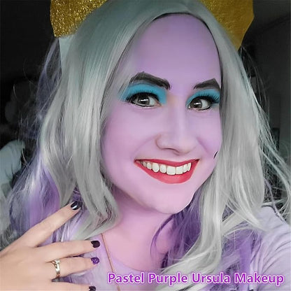 Go Ho Pastel Purple Face Paint Washable for Halloween Makeup,Creamy to Gel Water Based Pastel Purple Body Paint Full Coverage forCosplay SFX Costumes Festivals Makeup,25g