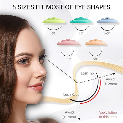 2025 Upgraded Avocado Lash Lift Kit, Brow Lamination Kit, Eyelash & Eyebrow 2-in-1 Perm Set, Professional Semi-Permanent Curling and Styling, Suitable For Beginners, Salon, Home Use