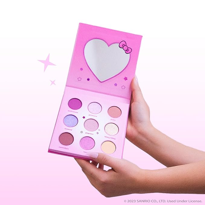The Crème Shop Hello Kitty Y2K Angel Baby Eyeshadow Palette, PINK
