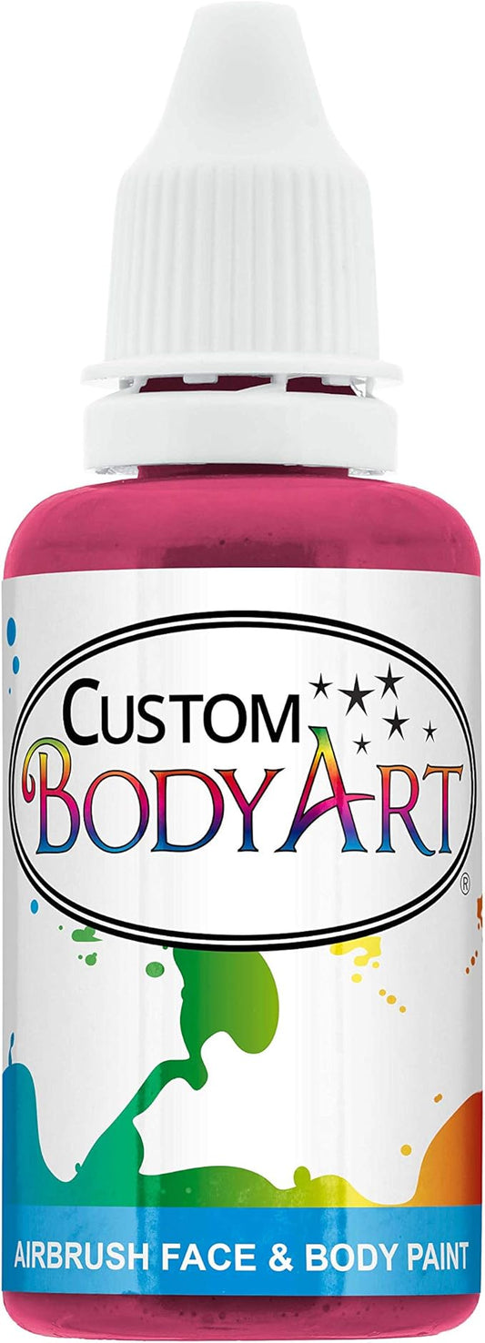 1-ounce Pink Water Based Airbrush Body Art & Face Paint