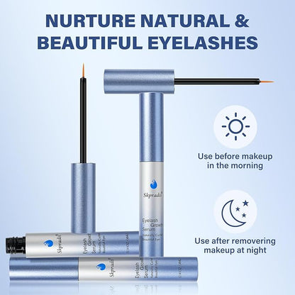 Eyelash Enhancing Serum - Lash Enhancing Serum with Advanced Natural Formula to Boost Longer Fuller and Thicker Looking Eyelashes and Eyebrows (4mL)