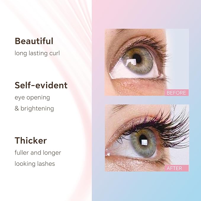 2023 Upgraded Eyelash Lift Kit,Eyelash Perm Kit,Eyelash Perm Professional Curling Extension Set,Semi-Permanent Perming Wave Suitable For Salon and Home Use