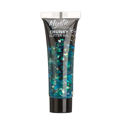 Mystic Chunky Glitter Gel by Moon Glitter - 12ml - Atlantis - Glitter Face Paint