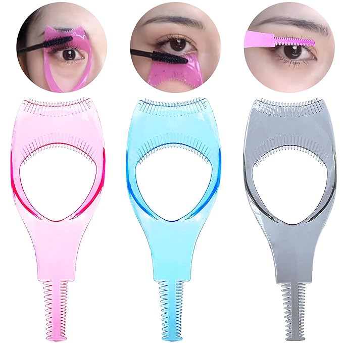 YASNAI 3-Piece Lash Buddy Mascara Shield - Upper & Lower Applicator Guard & Separator Tool