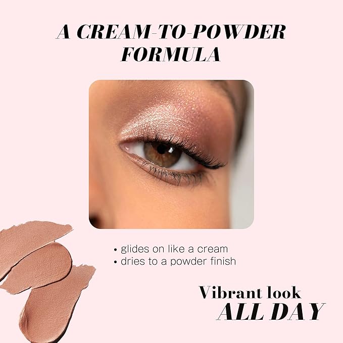 MOODSTRUCK Liquid Eyeshadow in REVERENT | CHAMPAGNE SATIN | Eye Make up | Quick Dry Cream-to-Powder Eye Shadow | High Pigment & Smudge Resistant Finish