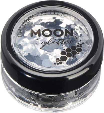 Classic Chunky Glitter Silver