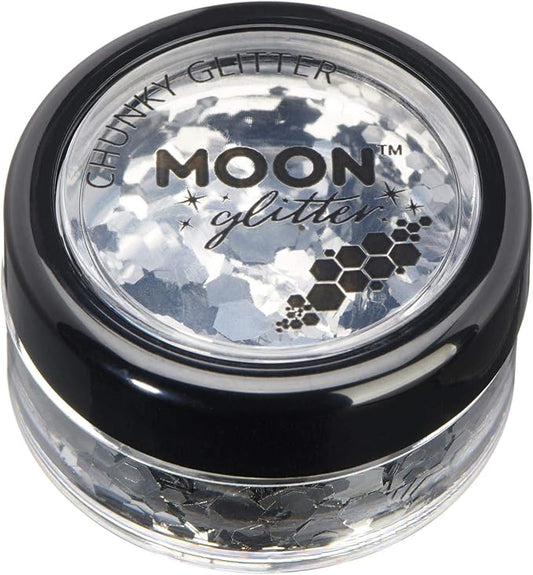 Classic Chunky Glitter Silver