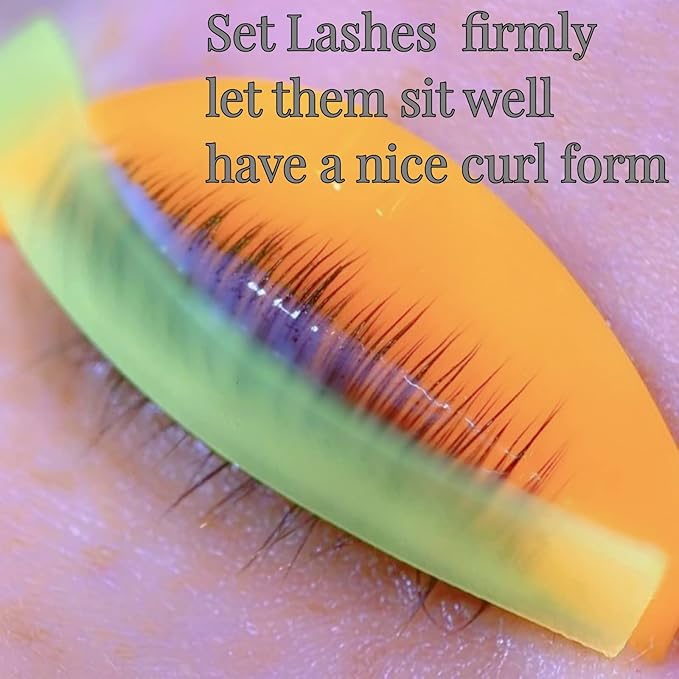 Lash Lift Ribbons 4 Colors Eyelash Perm Covers 12 Pairs Covers Ultra Thin & soft Compensator Ribbon Strong Band Form To Press Lash Sit on Shield Firmly During Applying Perm Lotion Eye-catching Tapes